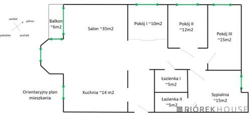 5-pokojowe mieszkanie na Włochach