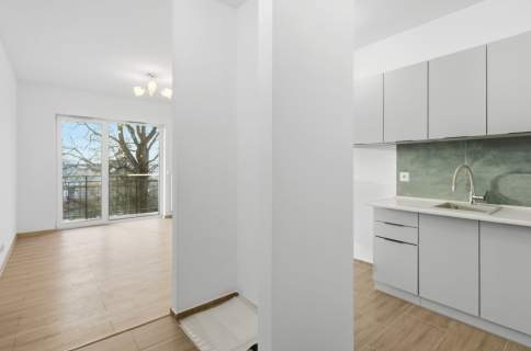    Dwa pokoje   Blok z 2022 r.   Duży balkon   