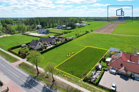 Działka budowlana 1256 m przy trasie mazurskiej - MPZP