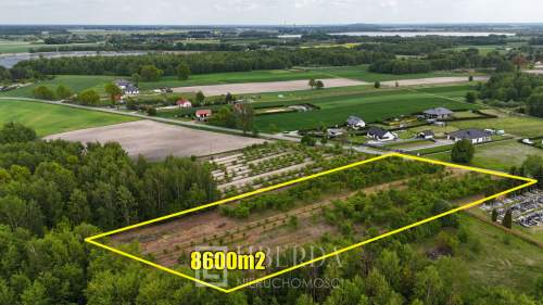 Działka na sprzedaż - Ludwin - 8600 m2
