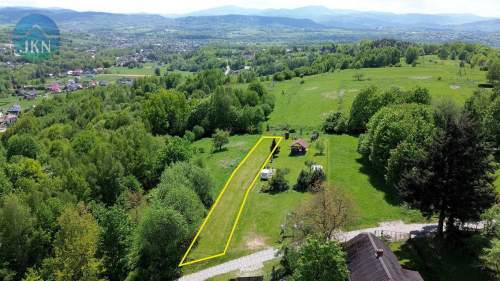 Działka budowlana na sprzedaż, 580 m2, Żywiec