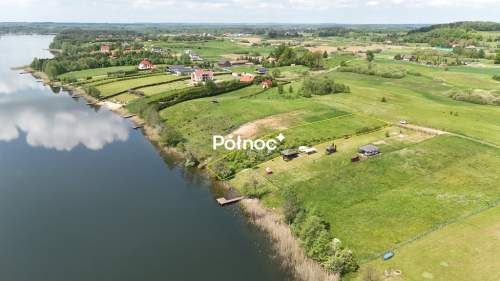 Siedliska działka z linią brzegową jeziora Sunowo