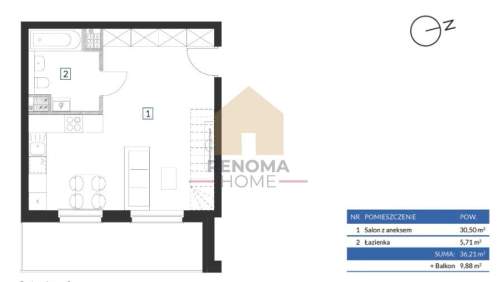 3 jasne pokoje bez PCC bez prowizji duży balkon