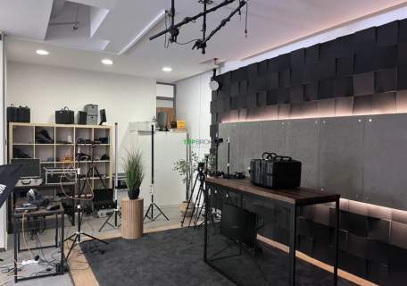 Studio filmowe i dźwiękowe gotowe do uruchomienia