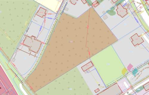 Działka inwestycyjna, S7, MPZP, media 7 352 m2
