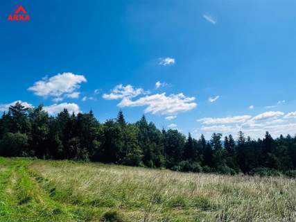 Kształtna działka budowlana na zboczu Szczebla