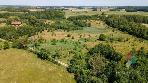 Działka budowlana, Księżno, las i sielski klimat