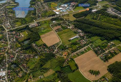 Działka z WZ, media, do centrum Olsztyna ok. 7 km