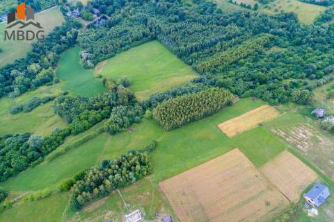 Zbydniów - widokowe, budowlane 82 ary, gm. Łapanów