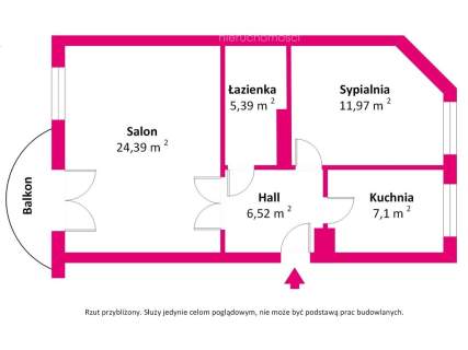 Na sprzedaż atrakcyjne mieszkanie 55,4 m2 Ursynów