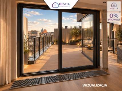 Ekskluzywny penthouse z prywatną windą i tarasem