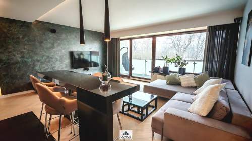 Apartament premium 73 m Marina Łódź garaż sauna