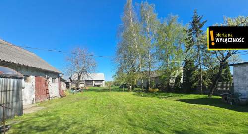 Suchowola k. Chmielnika- działka 8220 m2 z domem