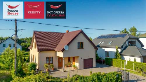 Dom wolnostojący 145 m z garażem Rożno-Parcele
