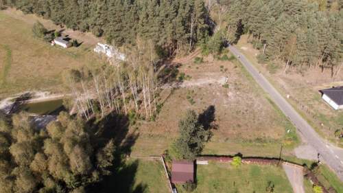 Działka budowlana z własnym stawem Kamińsko 3579m2
