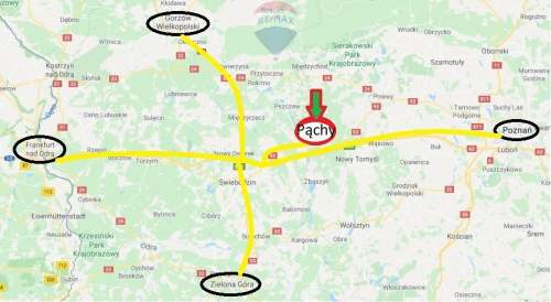 DWZ na 2 domy Pąchy/Miedzichowo