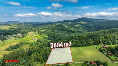 przy Lesie-na Wzgórzu-550m od Jeziora Mucharskiego