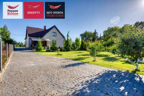 Dom wolnostojący 145 m z garażem Rożno-Parcele