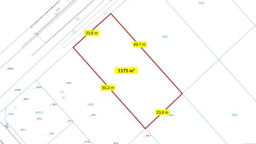 Działka budowlana Koszęcin ul. Dworcowa 1175m2