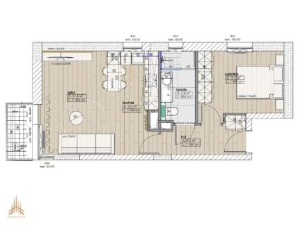 Nowe, 2 pokoje, balkon, 2x garaż, komórka, Gocław