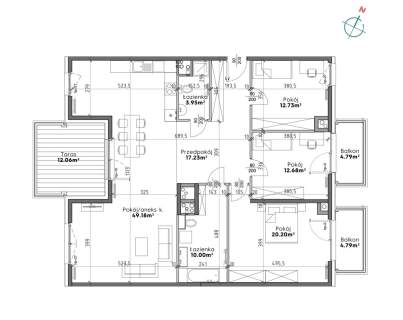 Salon 50 m Taras 2 Balkon Dla Rodziny 0%