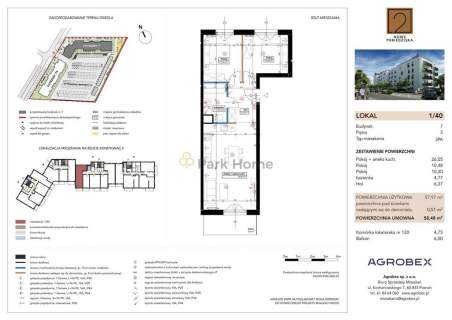 komfortowe 58m w centrum Pobiedzisk