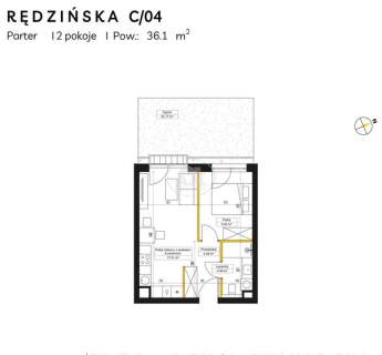 Niższa cena Dwa pokoje z ogródkiem Na start