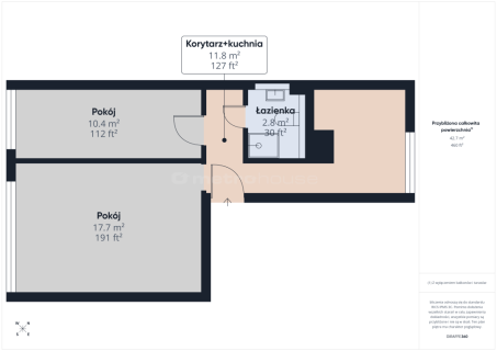 Po generalnym remoncie świeże, parter