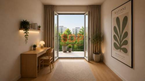 3 pokoje balkon loggia duże przeszklenia Śródmieście