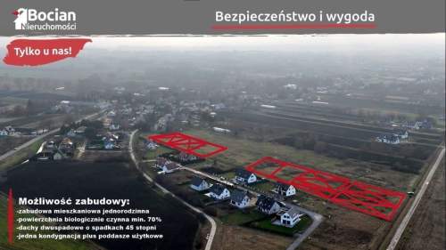 Kompleks działek z dobrym dojazdem do Trójmiasta 