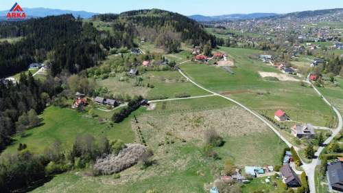 Pięknie położone działki z widokiem na Rabkę Zdrój
