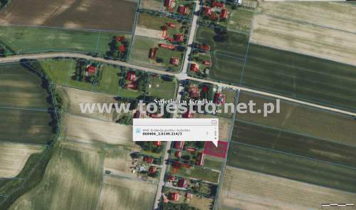 GRÓDEK, działka zabudowana 1700m2, dom budynki
