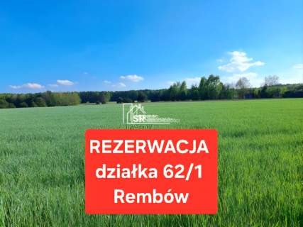 Działka rolna na sprzedaż, 1400 m2, Rembów