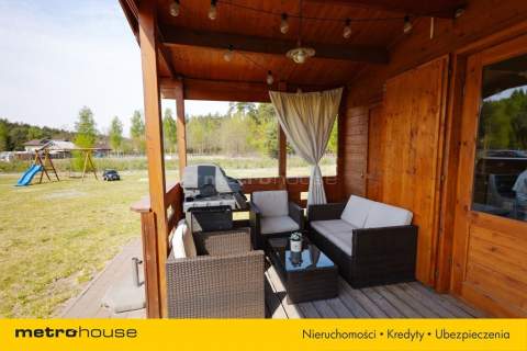 Nowy drewniany domek i 2000m2 działki budowlanej