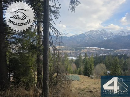 Działka na Gubałówce z widokiem na Tatry