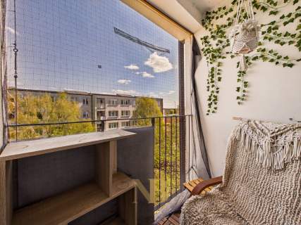 Nowy Dwór Maz. 47m2 3 pokoje z gabinetem balkon