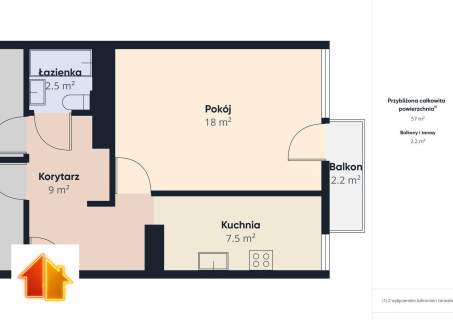Śródmieście przy Placu Bankowym 57 m z balkonem