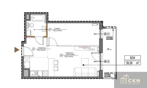 Mieszkanie na sprzedaż, 39,28 m2, Kraków