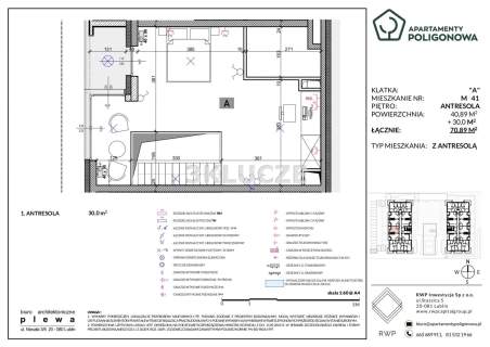 Apartament z antresolą Poligonowa