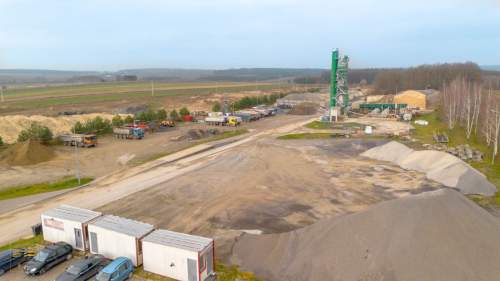 Wytwórnia Mas Bitumicznych, Baza ok. 11ha obok S19