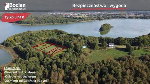 Słoneczne działki nad jeziorem Tuchomskim 