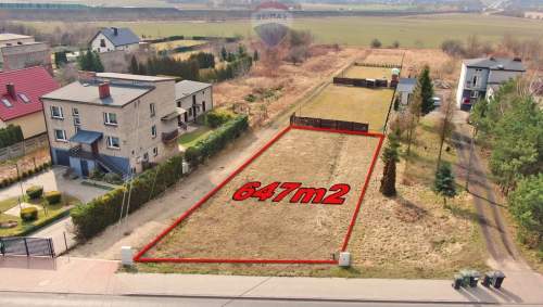 Działka budowlana z projektem domu   Dobieszowice