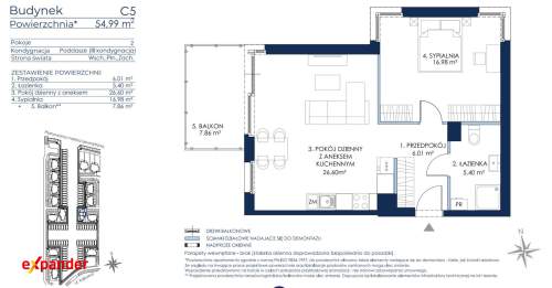 Luksusowy apartament z balkonem, miejsce na jacht