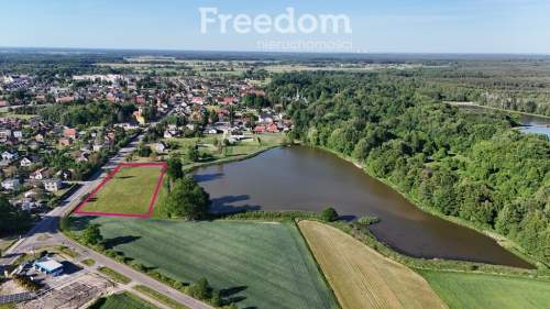 Działka budowlana 66 ar z widokiem na staw