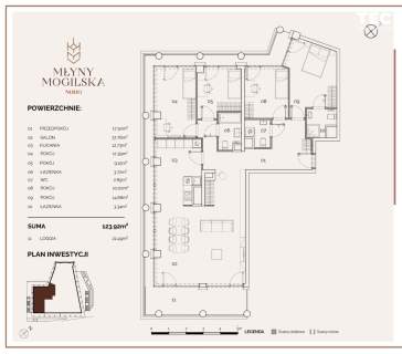 12. Piętro Panoramiczny Apartament 123,92m2
