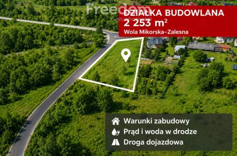 Działki budowlane Wola Mikorska-Zalesna
