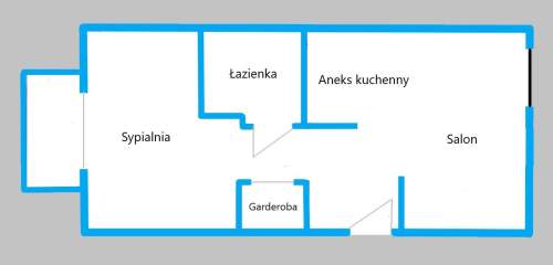 2 pok, 45,4 m2, ul. Torfowa, Ruczaj