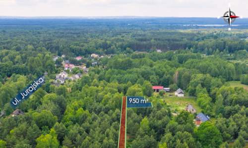 Działka budowlana w środku lasu 950m2