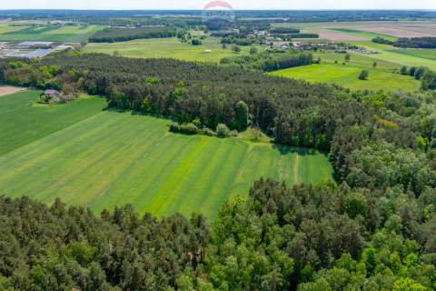 Budowlana 2300 m ze stawem i zielenią