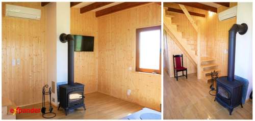 Domek całoroczny drewniany działka 912m2 Powidz ZAMIANA